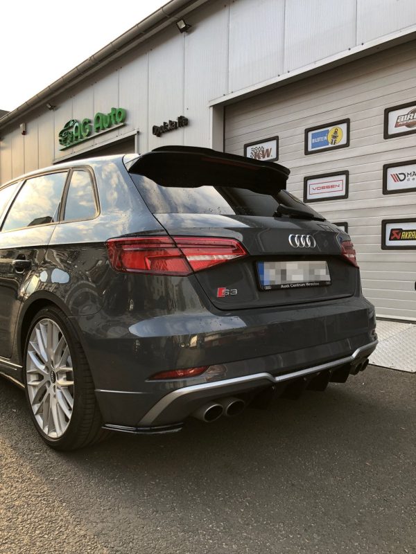 Audi S3 8V (facelift) - Splitters laterais traseiros | AU-S3-3F-RSD1G | Produto Maxton Design distribuído por Unicartuning.