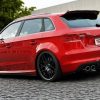 Audi S3 / A3 S-Line 8V Hatchback / Sportback - Splitters laterais traseiros | AU-S3-3-RSD1G | Produto Maxton Design distribuído por Unicartuning.