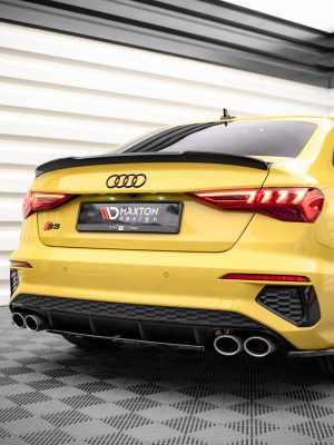 Audi S3 Sedan 8Y - Splitters laterais traseiros | AU-S3-8Y-S-RSD1G | Produto Maxton Design distribuído por Unicartuning.