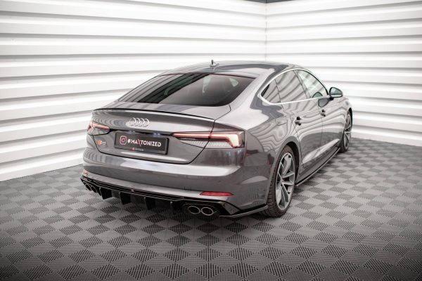 Audi S5 Coupé / Sportback F5 - Splitters laterais traseiros | AU-S5-2-RSD1G | Produto Maxton Design distribuído por Unicartuning.