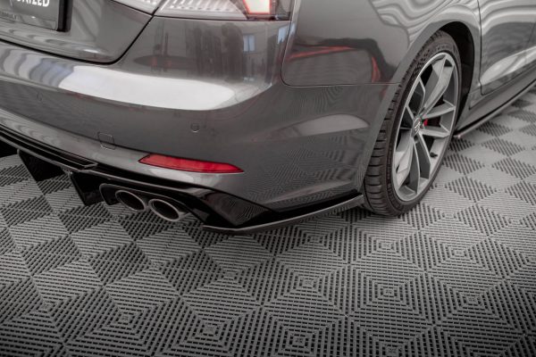 Audi S5 Coupé / Sportback F5 - Splitters laterais traseiros | AU-S5-2-RSD1G | Produto Maxton Design distribuído por Unicartuning.