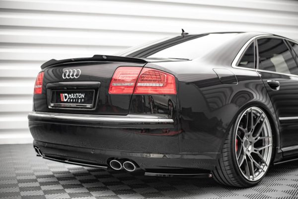 Audi S8 D3 - Splitters laterais traseiros | AU-S8-D3F-RSD1G | Produto Maxton Design distribuído por Unicartuning.