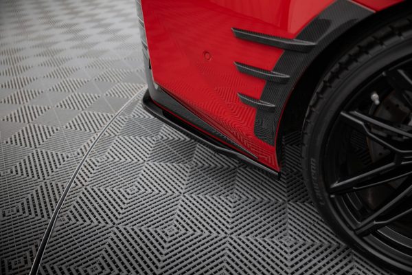 BMW M2 M-Performance G87 - Splitters laterais traseiros | BM-M2-G87-MP-RSD1G | Produto Maxton Design distribuído por Unicartuning.