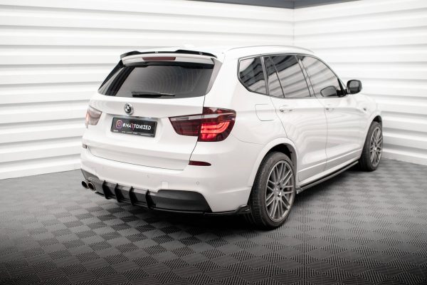 BMW X3 F25 Pack M (facelift) - Splitters laterais traseiros | BM-X3-25-MPACK-RSD2G | Produto Maxton Design distribuído por Unicartuning.