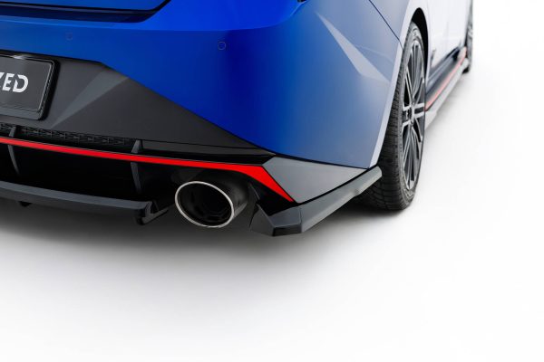 Hyundai Elantra N Mk7 - Splitters laterais traseiros | HY-EL-7-N-RSD1G | Produto Maxton Design distribuído por Unicartuning.