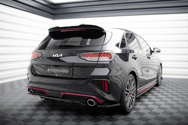Kia Proceed GT Mk3 (facelift) / Ceed GT / GT - Line Mk1 (facelift) - Splitters laterais traseiros | KI-CE-3F-GT-RSD1G | Produto Maxton Design distribuído por Unicartuning.
