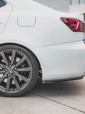 Lexus is F Mk2 - Splitters laterais traseiros | LE-ISF-2-RSD1G | Produto Maxton Design distribuído por Unicartuning.