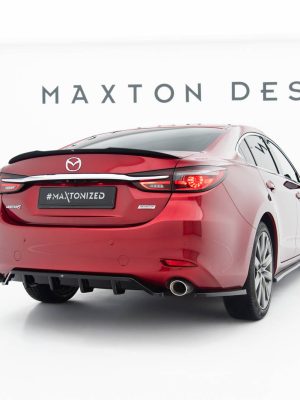 Mazda 6 Sedan Mk3 (facelift) - Splitters laterais traseiros | MA-6-3F2-RSD1G | Produto Maxton Design distribuído por Unicartuning.