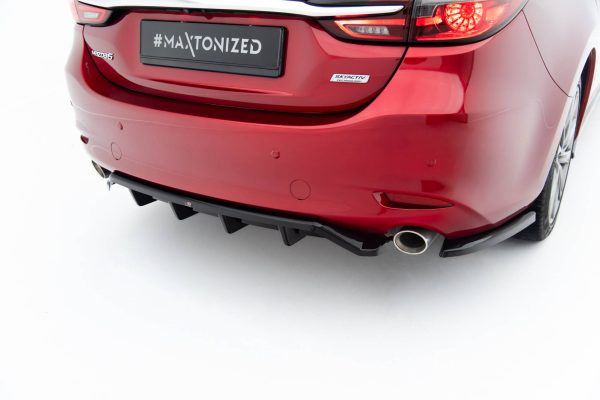 Mazda 6 Sedan Mk3 (facelift) - Splitters laterais traseiros | MA-6-3F2-RSD1G | Produto Maxton Design distribuído por Unicartuning.