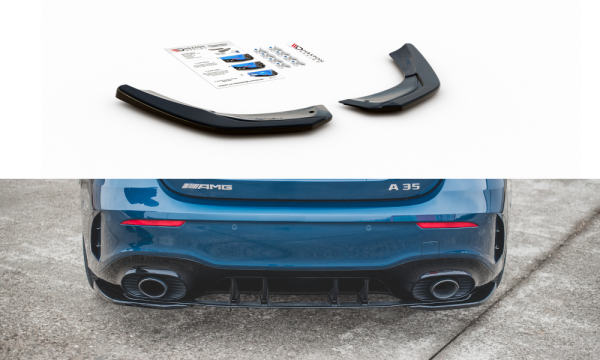 Mercedes-Benz A35 AMG / AMG-line W177 - Splitters laterais traseiros | ME-A-177-35-RSD1G | Produto Maxton Design distribuído por Unicartuning. Mercedes-Benz A35 AMG / AMG-line W177 - Splitters laterais traseiros | ME-A-177-35-RSD1G | Produto Maxton Design distribuído por Unicartuning.