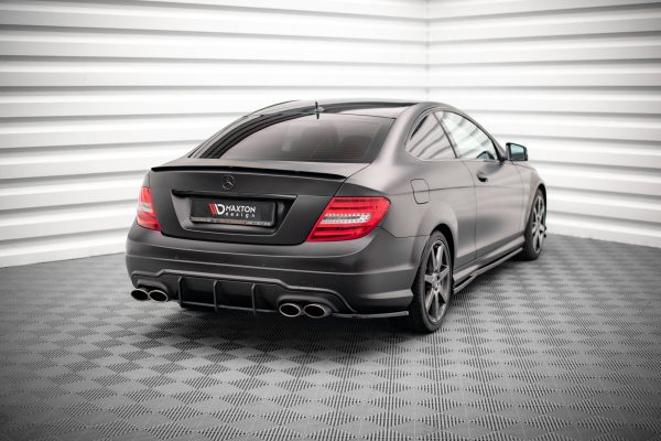 Mercedes-Benz C Coupé / Sedan / Estate AMG-line C204 / W204 (facelift) / S204 (facelift) - Splitters laterais traseiros | ME-C-204F-AMGLINE-C-RSD1G | Produto Maxton Design distribuído por Unicartuning.