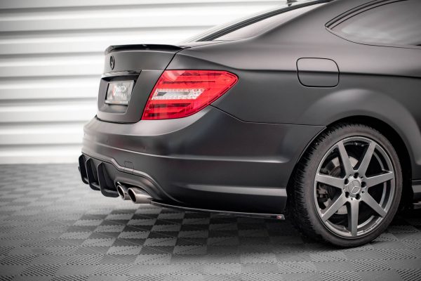 Mercedes-Benz C Coupé / Sedan / Estate AMG-line C204 / W204 (facelift) / S204 (facelift) - Splitters laterais traseiros | ME-C-204F-AMGLINE-C-RSD1G | Produto Maxton Design distribuído por Unicartuning.