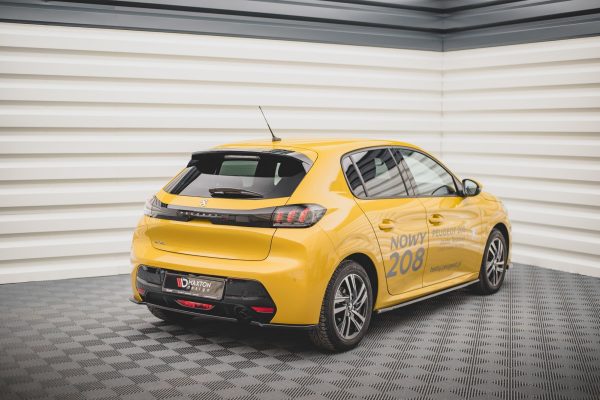 Peugeot 208 Mk2 - Splitters laterais traseiros | PE-208-2-RSD1G | Produto Maxton Design distribuído por Unicartuning.