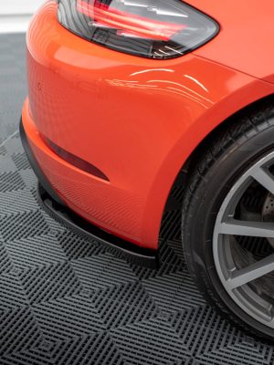 Porsche 718 Cayman 982c - Splitters laterais traseiros | PO-CA-718-RSD1G | Produto Maxton Design distribuído por Unicartuning.