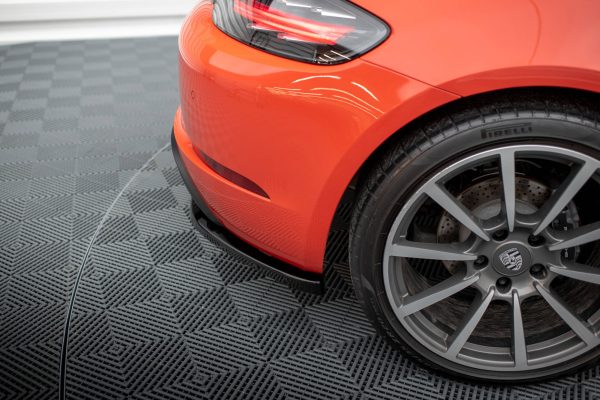 Porsche 718 Cayman 982c - Splitters laterais traseiros | PO-CA-718-RSD1G | Produto Maxton Design distribuído por Unicartuning.
