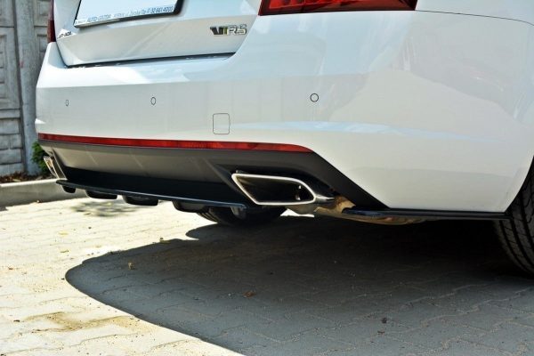 Skoda Octavia RS Mk3 / Mk3 Fl Hatchback / Kombi - Splitters laterais traseiros | SK-OC-3/3f-RS-RSD1G | Produto Maxton Design distribuído por Unicartuning.