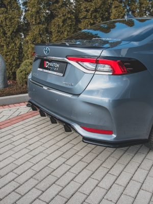 Toyota Corolla XII Sedan - Splitters laterais traseiros | TO-CO-12-S-RSD1G | Produto Maxton Design distribuído por Unicartuning.