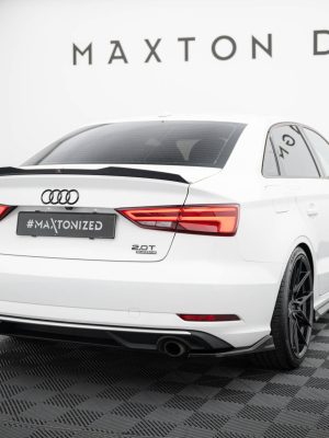 Audi A3 Sedan 8V (facelift) - Splitters laterais traseiros V.1 | AU-A3-8VF-S-RSD1G | Produto Maxton Design distribuído por Unicartuning. Audi A3 Sedan 8V (facelift) - Splitters laterais traseiros V.1 | AU-A3-8VF-S-RSD1G | Produto Maxton Design distribuído por Unicartuning.
