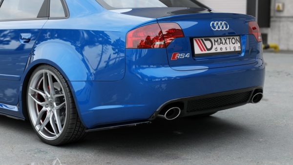 Audi RS4 Sedan B7 - Splitters laterais traseiros V.1 | AU-RS4-B7-RSD1G | Produto Maxton Design distribuído por Unicartuning. Audi RS4 Sedan B7 - Splitters laterais traseiros V.1 | AU-RS4-B7-RSD1G | Produto Maxton Design distribuído por Unicartuning.