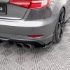 Audi S3 Sportback 8V (facelift) - Splitters laterais traseiros V.1 | AU-S3-3F-SB-RSD1G | Produto Maxton Design distribuído por Unicartuning.