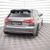 Audi S3 Sportback 8V (facelift) - Splitters laterais traseiros V.1 | AU-S3-3F-SB-RSD1G | Produto Maxton Design distribuído por Unicartuning.