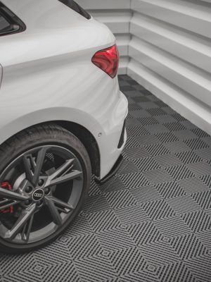 Audi S3 Sportback 8Y - Splitters laterais traseiros V.1 | AU-A3-8Y-SLINE-RSD1G | Produto Maxton Design distribuído por Unicartuning. Audi S3 Sportback 8Y - Splitters laterais traseiros V.1 | AU-A3-8Y-SLINE-RSD1G | Produto Maxton Design distribuído por Unicartuning.