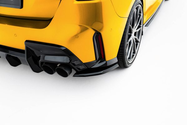 BMW 1 Pack M F70 - Splitters laterais traseiros V.1 | BM-1-70-M-RSD1G | Produto Maxton Design distribuído por Unicartuning.