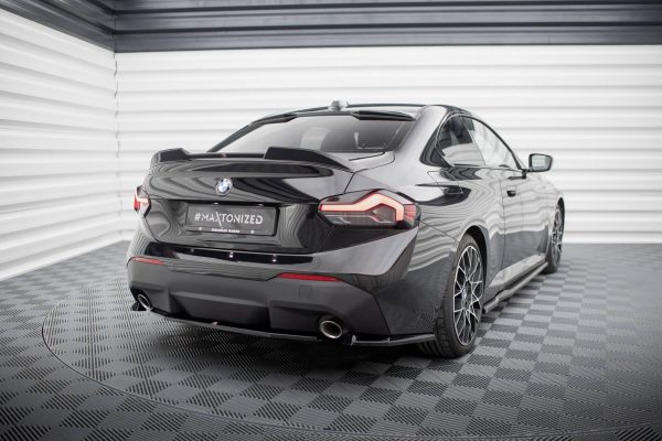BMW 2 Coupé G42 - Splitters laterais traseiros V.1 | BM-2-G42-RSD1G | Produto Maxton Design distribuído por Unicartuning.