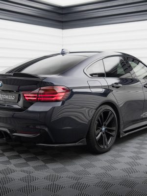 BMW 4 Coupé / Gran Coupé / Cabrio Pack M F32 / F36 / F33 - Splitters laterais traseiros V.1 | BM-4-F36-GC-MPACK-RSD1G | Produto Maxton Design distribuído por Unicartuning.