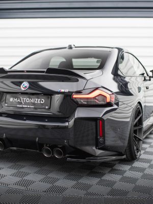 BMW M2 G87 - Splitters laterais traseiros V.1 | BM-M2-G87-RSD1G | Produto Maxton Design distribuído por Unicartuning.