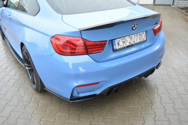 BMW M4 F82 - Splitters laterais traseiros V.1 | BM-4-32-M-RSD1G | Produto Maxton Design distribuído por Unicartuning.