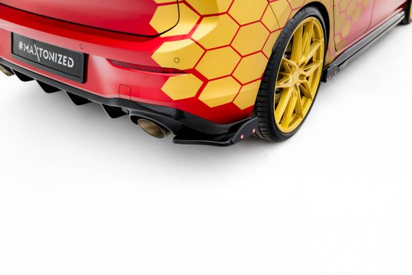 Volkswagen Golf GTI ClubSport Mk8 - Splitters laterais traseiros V.1 | VW-GO-8-GTI-CS-RSD1G+RSF | Produto Maxton Design distribuído por Unicartuning.