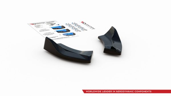 Ford Fiesta Mk8 ST - Splitters laterais traseiros V.1 | FO-FI-8-ST-RSD1G | Produto Maxton Design distribuído por Unicartuning.