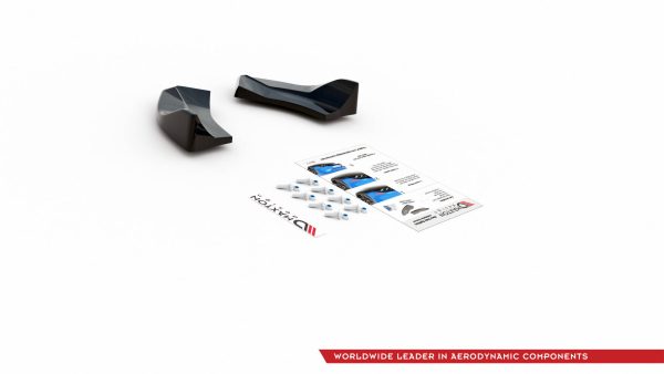 Ford Fiesta Mk8 ST - Splitters laterais traseiros V.1 | FO-FI-8-ST-RSD1G | Produto Maxton Design distribuído por Unicartuning.
