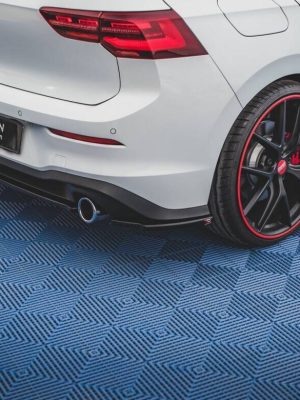 Volkswagen Golf GTI / GTE Mk8 - Splitters laterais traseiros V.1 | VW-GO-8-GTI-RSD1G | Produto Maxton Design distribuído por Unicartuning.