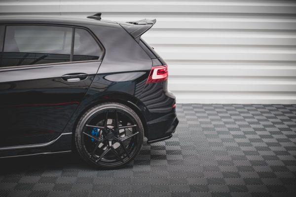 Volkswagen Golf R Mk8 - Splitters laterais traseiros V.1 | VW-GO-8-R-RSD1G | Produto Maxton Design distribuído por Unicartuning.