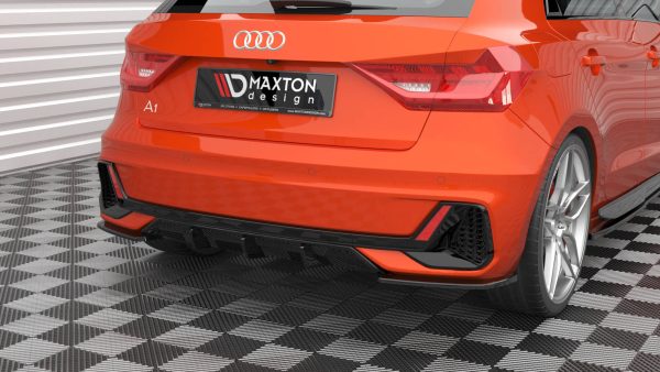 Audi A1 S-Line Gb - Splitters laterais traseiros V.2 | AU-A1-GB-SLINE-RSD2G | Produto Maxton Design distribuído por Unicartuning.