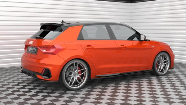 Audi A1 S-Line Gb - Splitters laterais traseiros V.2 | AU-A1-GB-SLINE-RSD2G | Produto Maxton Design distribuído por Unicartuning.
