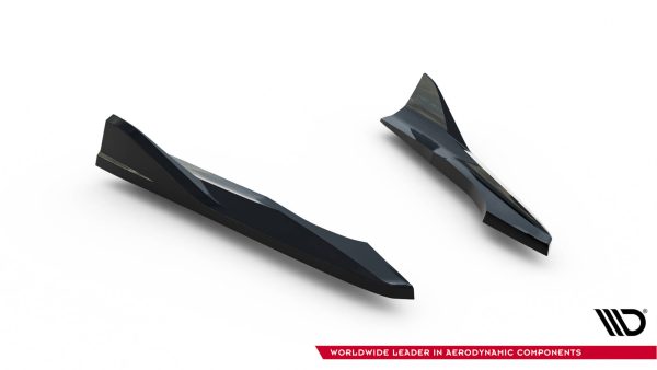 Audi A3 Sedan 8V (facelift) - Splitters laterais traseiros V.2 | AU-A3-8VF-S-RSD2G | Produto Maxton Design distribuído por Unicartuning.