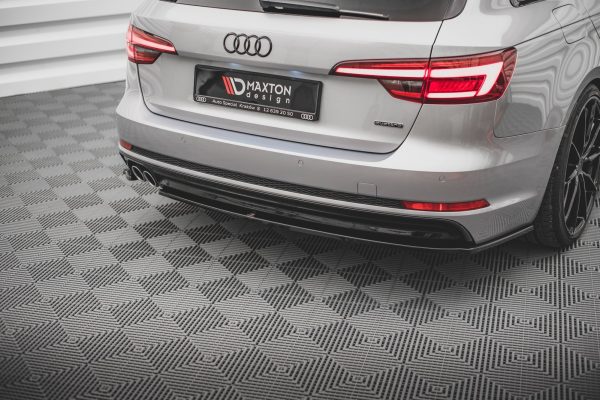 Audi A4 S-Line B9 - Splitters laterais traseiros V.2 | AU-A4-B9-SLINE-RSD2G | Produto Maxton Design distribuído por Unicartuning.
