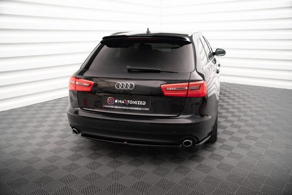 Audi A6 Avant / Sedan C7 - Splitters laterais traseiros V.2 | AU-A6-C7-AV-RSD2G | Produto Maxton Design distribuído por Unicartuning.