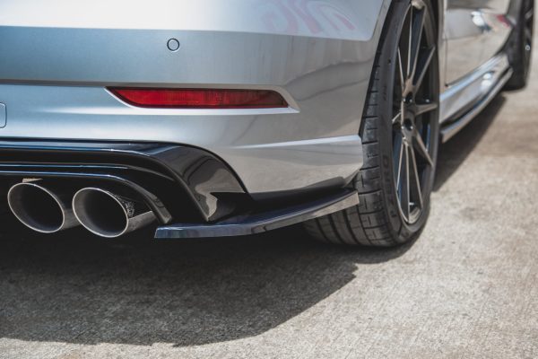 Audi S3 Sedan 8V (facelift) - Splitters laterais traseiros V.2 | AU-S3-3F-S-RSD2G | Produto Maxton Design distribuído por Unicartuning. Audi S3 Sedan 8V (facelift) - Splitters laterais traseiros V.2 | AU-S3-3F-S-RSD2G | Produto Maxton Design distribuído por Unicartuning.