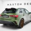 Audi S3 Sportback (facelift) - Splitters laterais traseiros V.2 | AU-S3-8YF-RSD2G | Produto Maxton Design distribuído por Unicartuning.