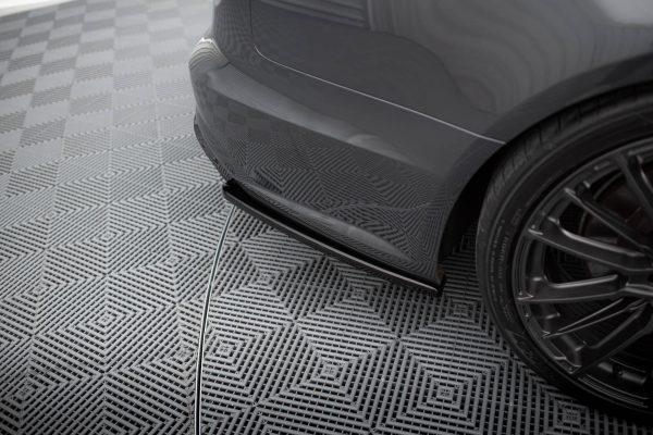 Audi S6 / A6 S-Line / A6 C7 Fl - Splitters laterais traseiros V.2 | AU-S6-C7F-AV-RSD1G | Produto Maxton Design distribuído por Unicartuning.