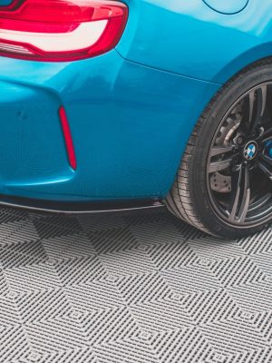 BMW M2 F87 - Splitters laterais traseiros V.2 | BM-2-87-M-RSD2G | Produto Maxton Design distribuído por Unicartuning.