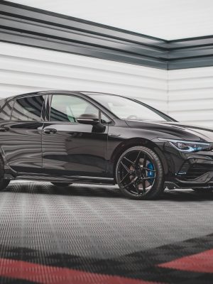Volkswagen Golf R Mk8 - Splitters laterais traseiros V.2 | VW-GO-8-R-RSD2G+RSF | Produto Maxton Design distribuído por Unicartuning.