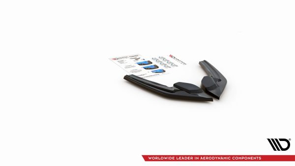 BMW M135i F20 - Splitters laterais traseiros V.2 (para Difusor v.1) | BM-1-F20-M-RSD2G | Produto Maxton Design distribuído por Unicartuning.