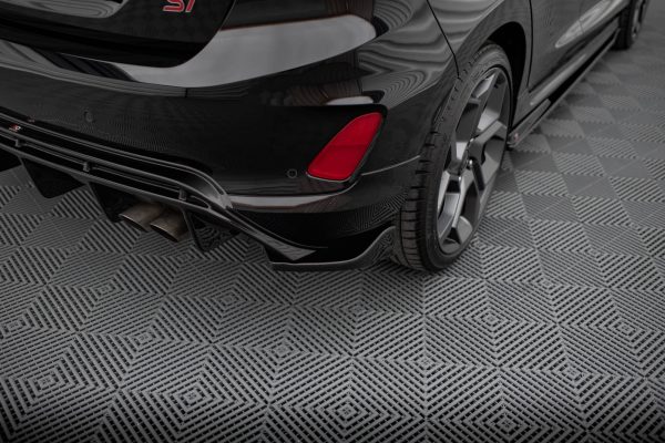 Ford Fiesta Mk8 ST / ST-line - Splitters laterais traseiros V.2 | FO-FI-8-ST-RSD2G | Produto Maxton Design distribuído por Unicartuning.