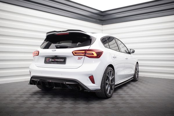Ford Focus Hatchback ST Mk4 - Splitters laterais traseiros V.2 | FO-FO-4-ST-RSD2G | Produto Maxton Design distribuído por Unicartuning.