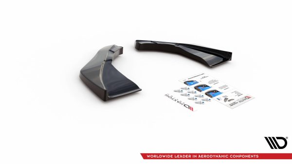 Nissan 370z - Splitters laterais traseiros V.2 | NI-370F-RSD1G | Produto Maxton Design distribuído por Unicartuning.